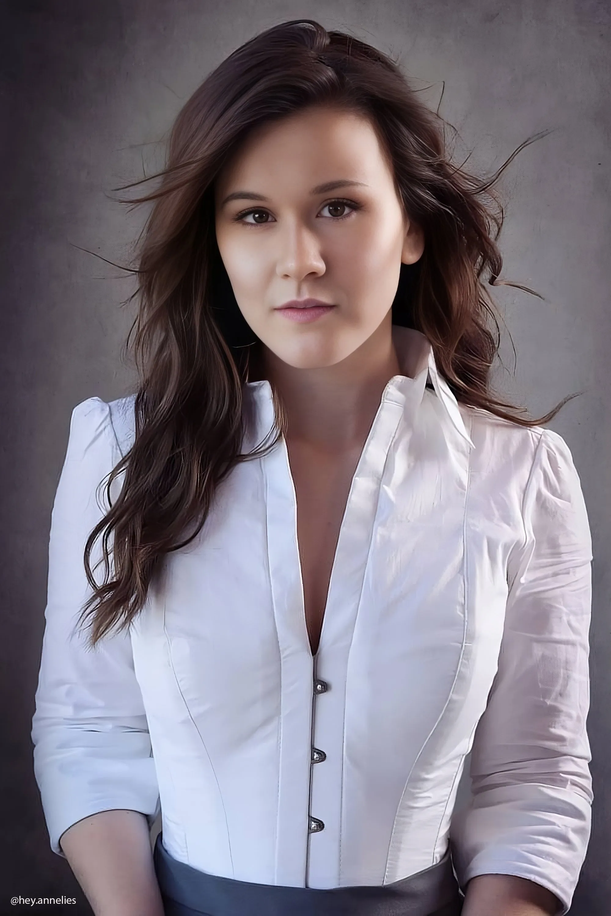 Full Steel Boned White Corset Shirt sold by Corset Story product image thumbnail 5