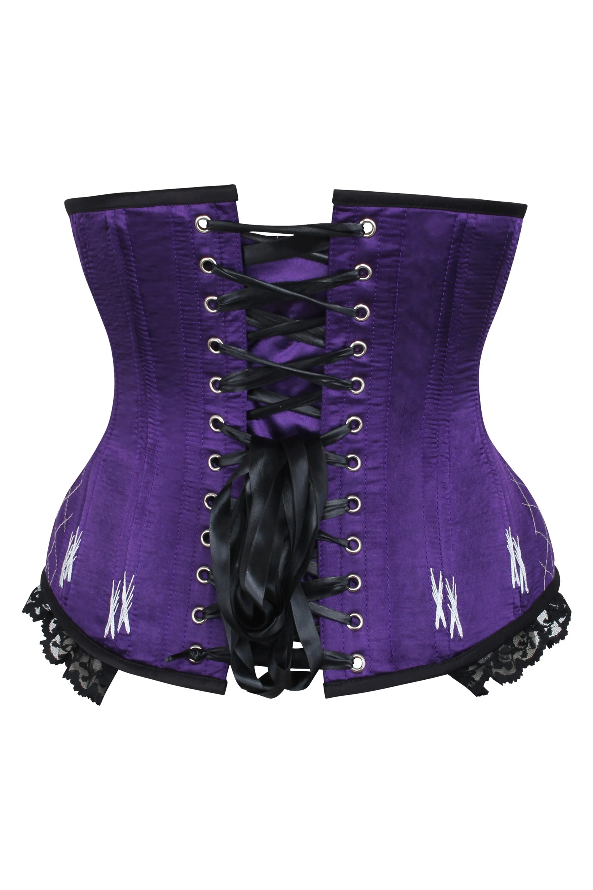 Longline Violet Underbust With Flossing sold by Corset Story product image thumbnail 2