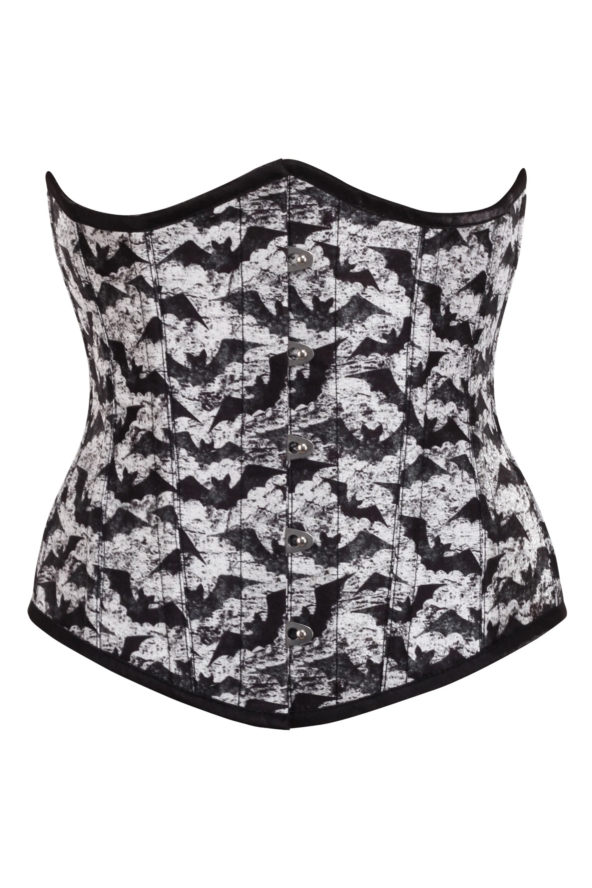 【関税込み】ABITO CORSETTO IMPUNTURE CONTRASTO Black Gothic Print Overbust Corset – CORSETVOGUE
