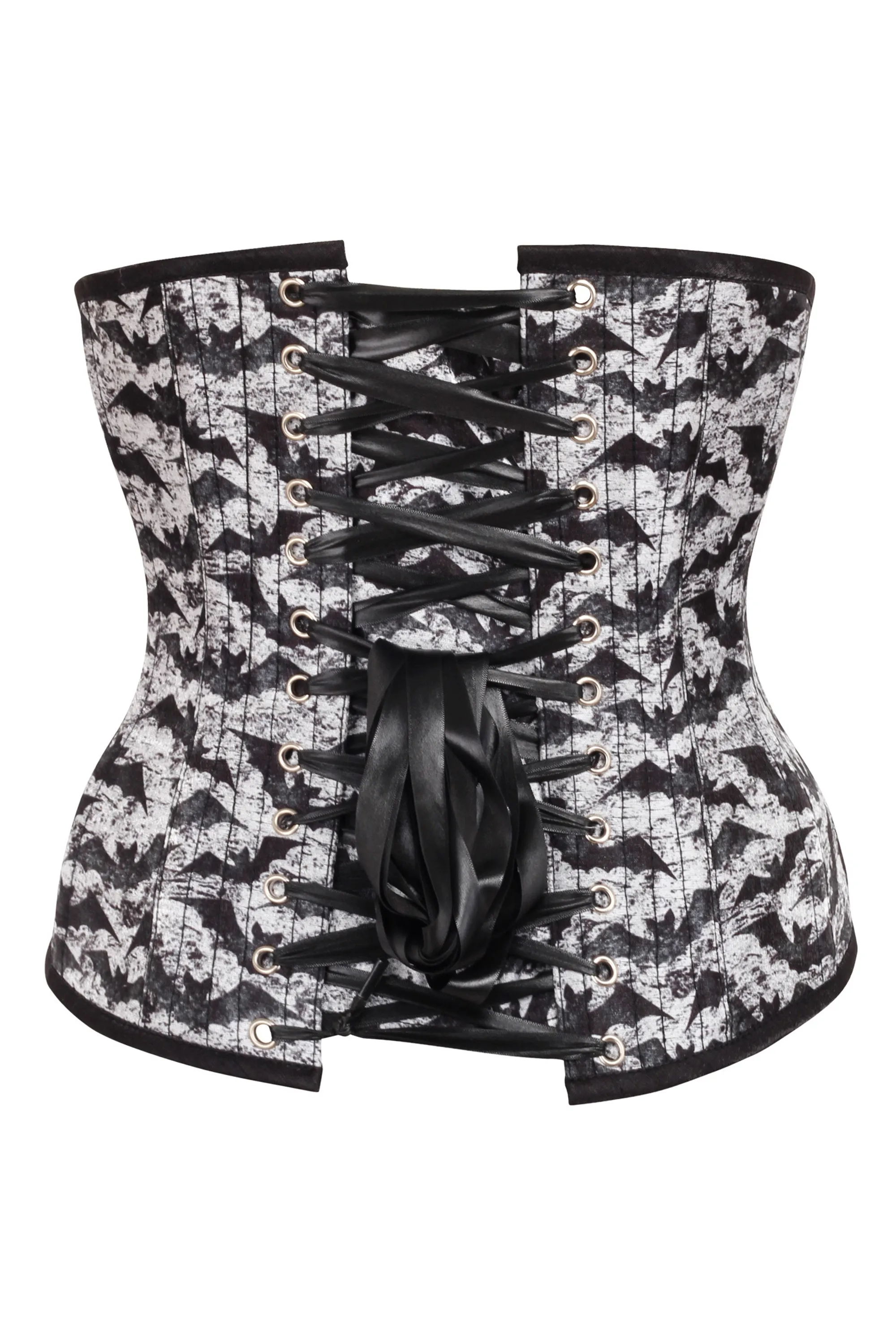 Gothic Bat Print Underbust Corset sold by Corset Story product image thumbnail 2