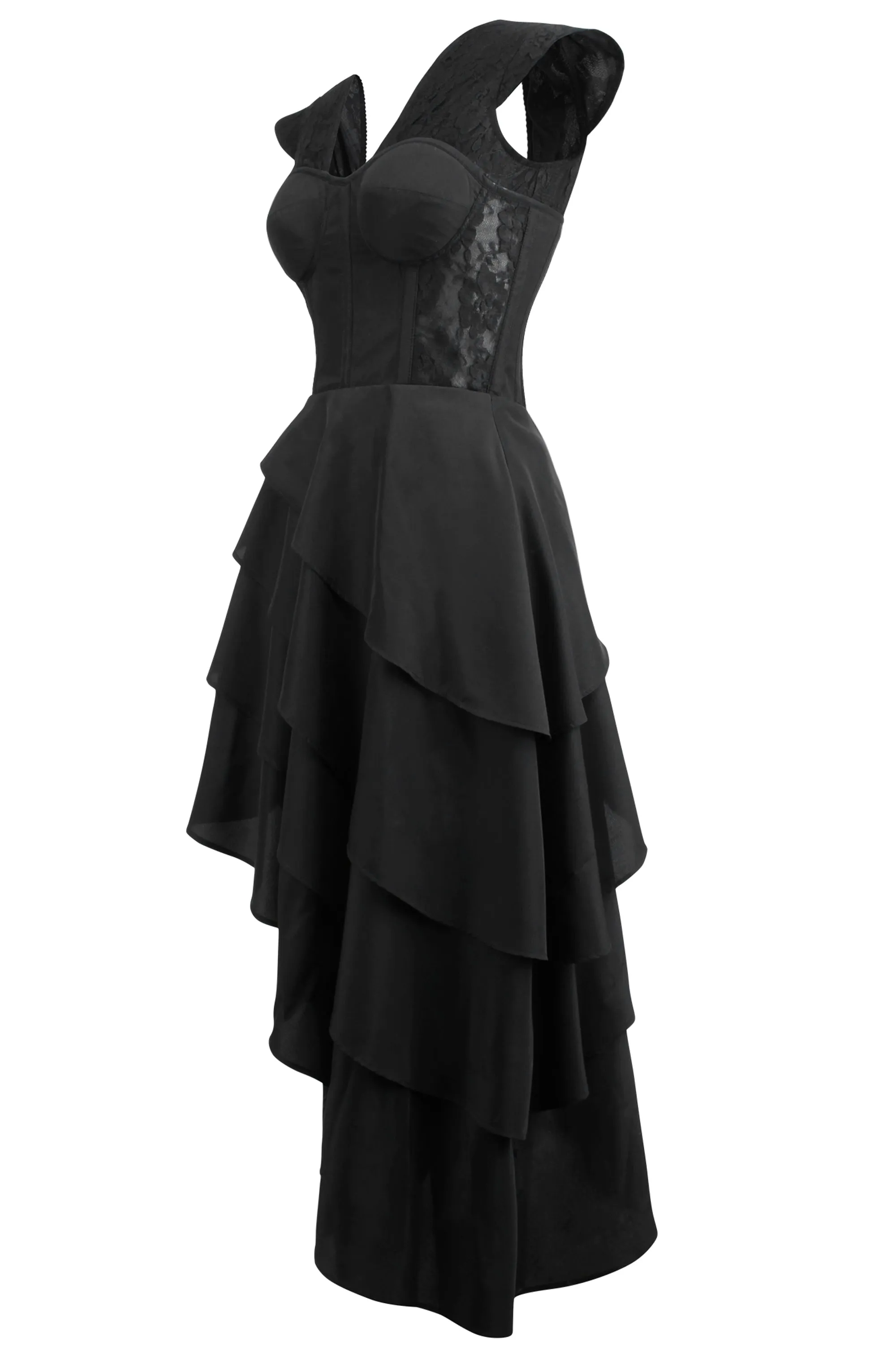 Little Black Corseted Dress sold by Corset Story