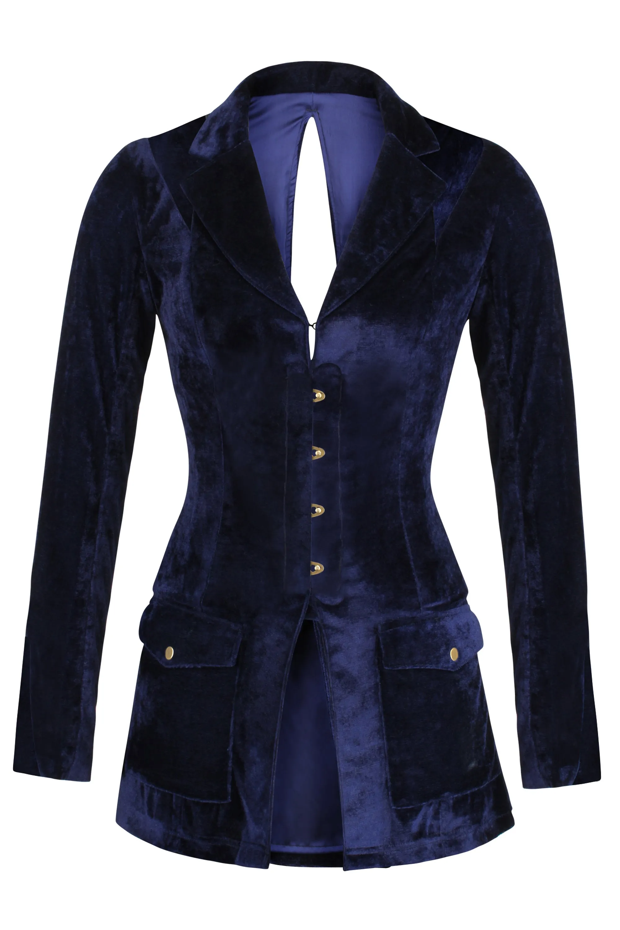 Velvet Corseted Jacket sold by Corset Story