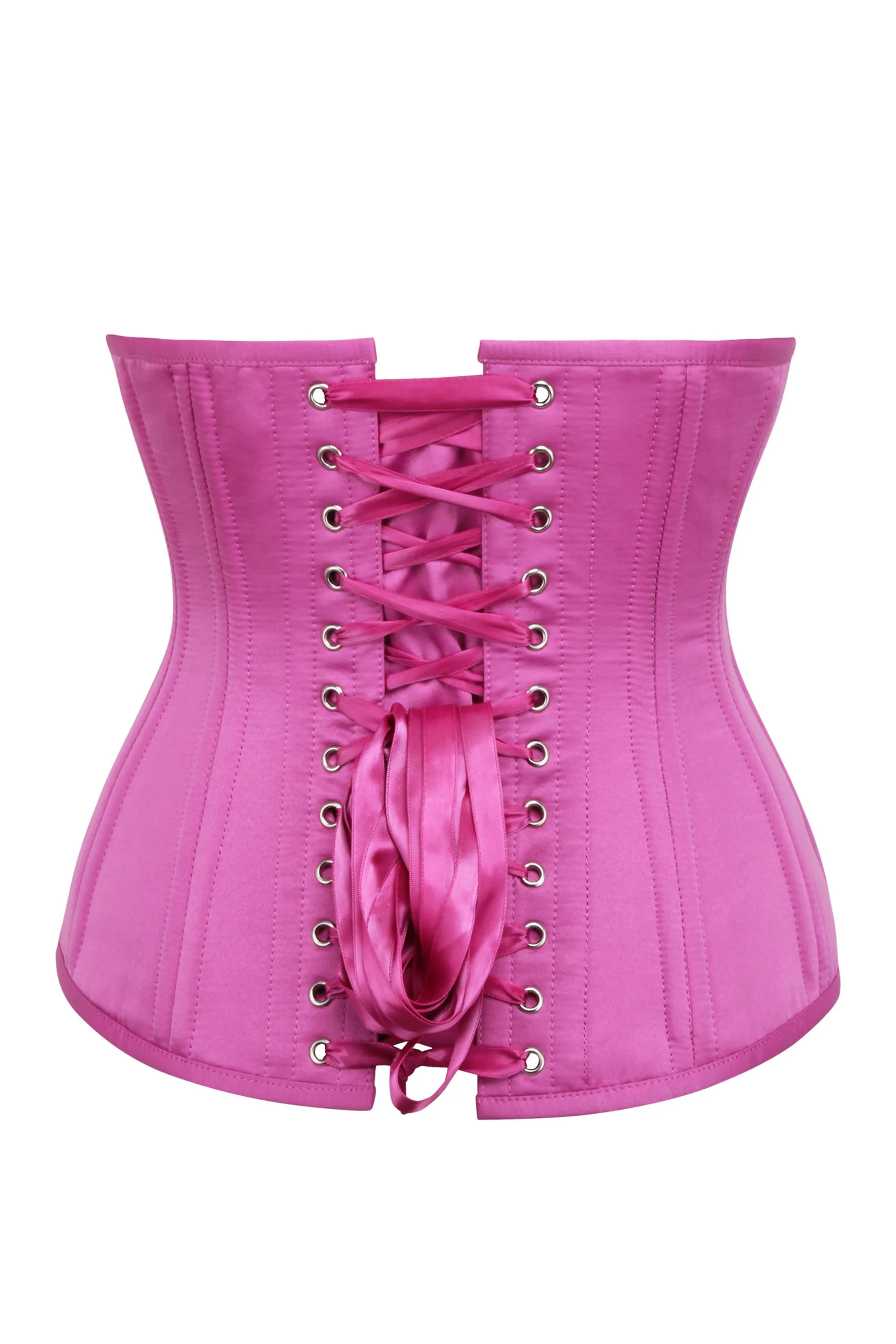 Longline Pink Underbust Waist Training Corset sold by Corset Story product image thumbnail 2