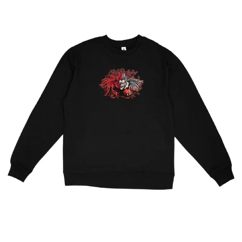 Shinigami Patch Embroidered Sweatshirt sold by Gilgamesh