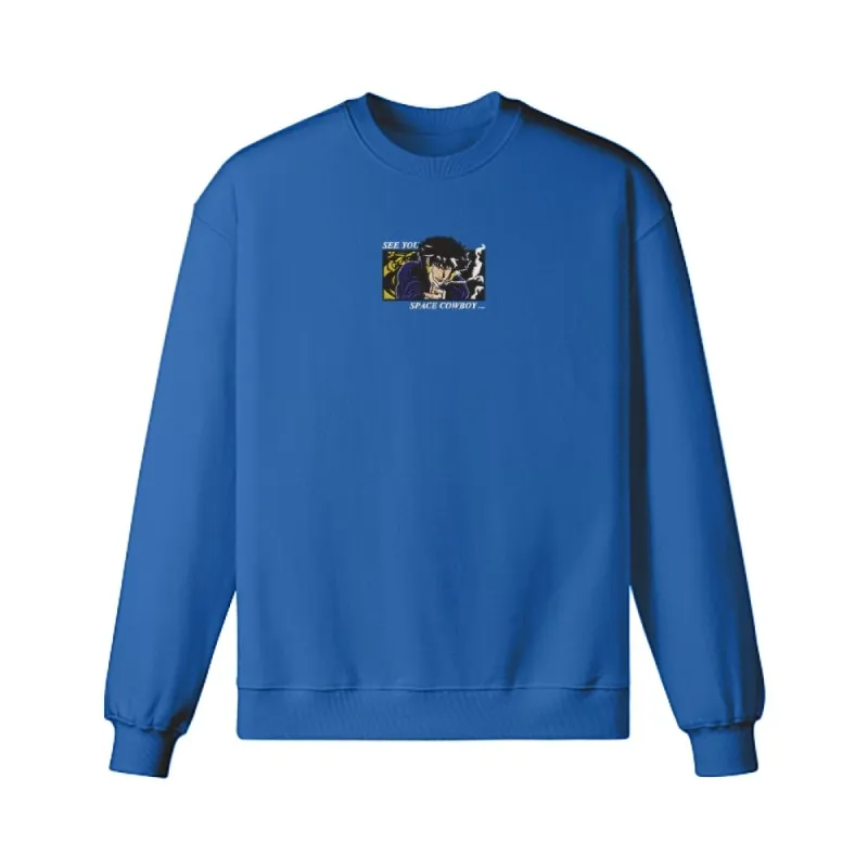 Space Cowboy Embroidered Sweatshirt sold by Gilgamesh