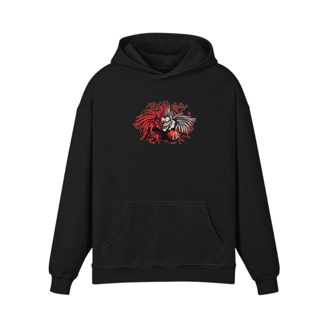 Shinigami Patch Embroidered Hoodie sold by Gilgamesh