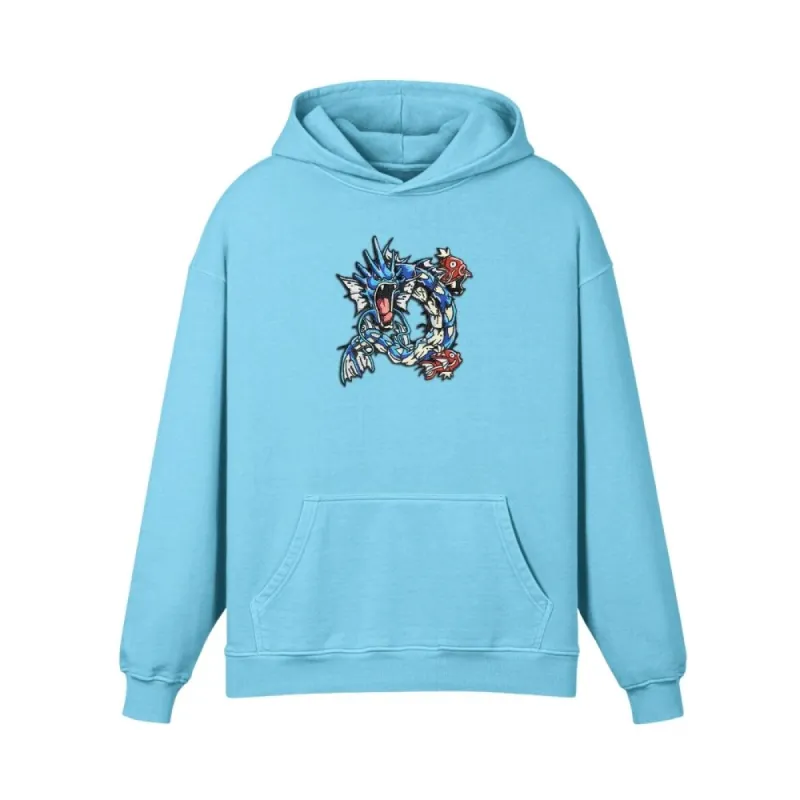 #130 Sea Serpent Patch Embroidered Hoodie sold by Gilgamesh