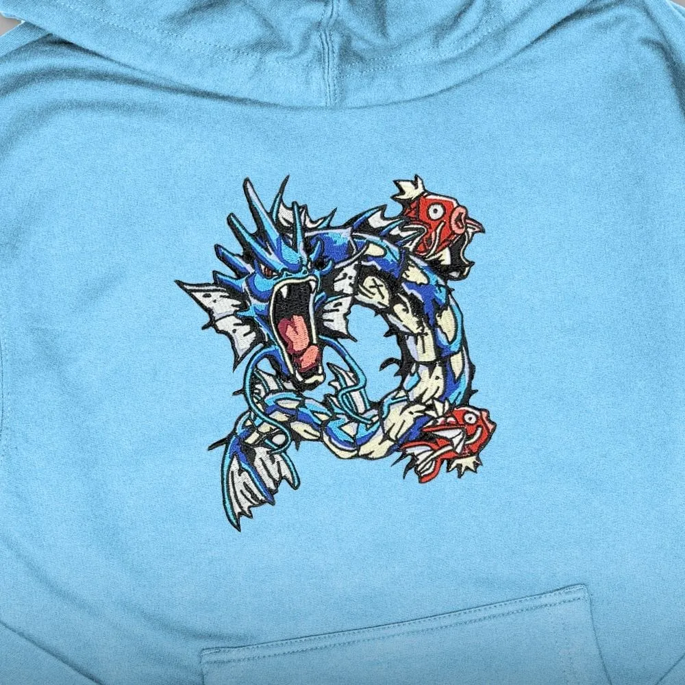 #130 Sea Serpent Patch Embroidered Hoodie sold by Gilgamesh product image thumbnail 2
