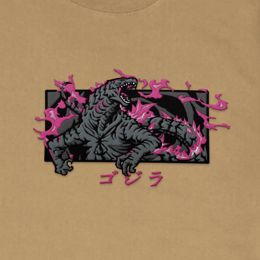 Godzilla Embroidered Sweatshirt sold by Gilgamesh product image thumbnail 2
