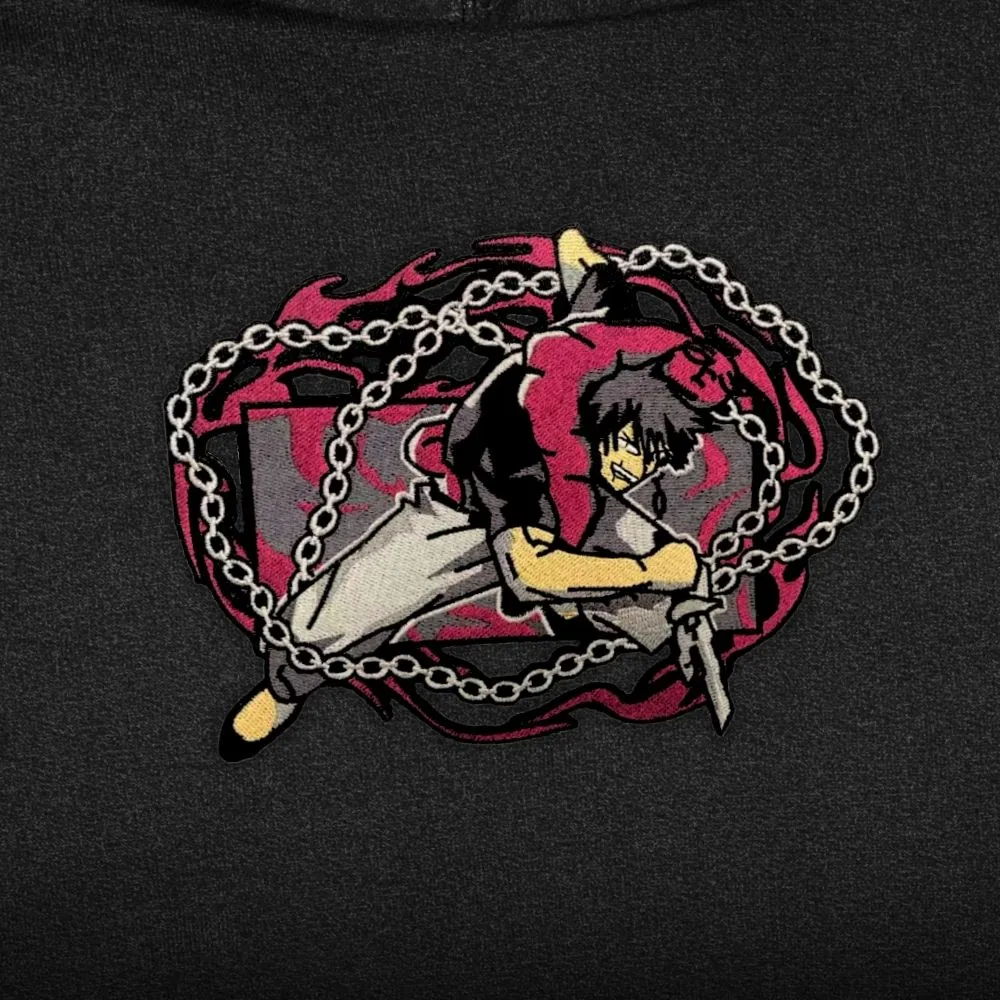 Sorcerer Slayer Embroidered Hoodie sold by Gilgamesh product image thumbnail 3