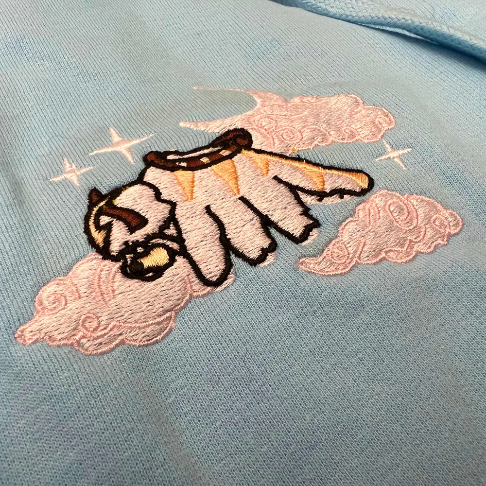 Yip Yip Embroidered Hoodie sold by Gilgamesh product image thumbnail 4