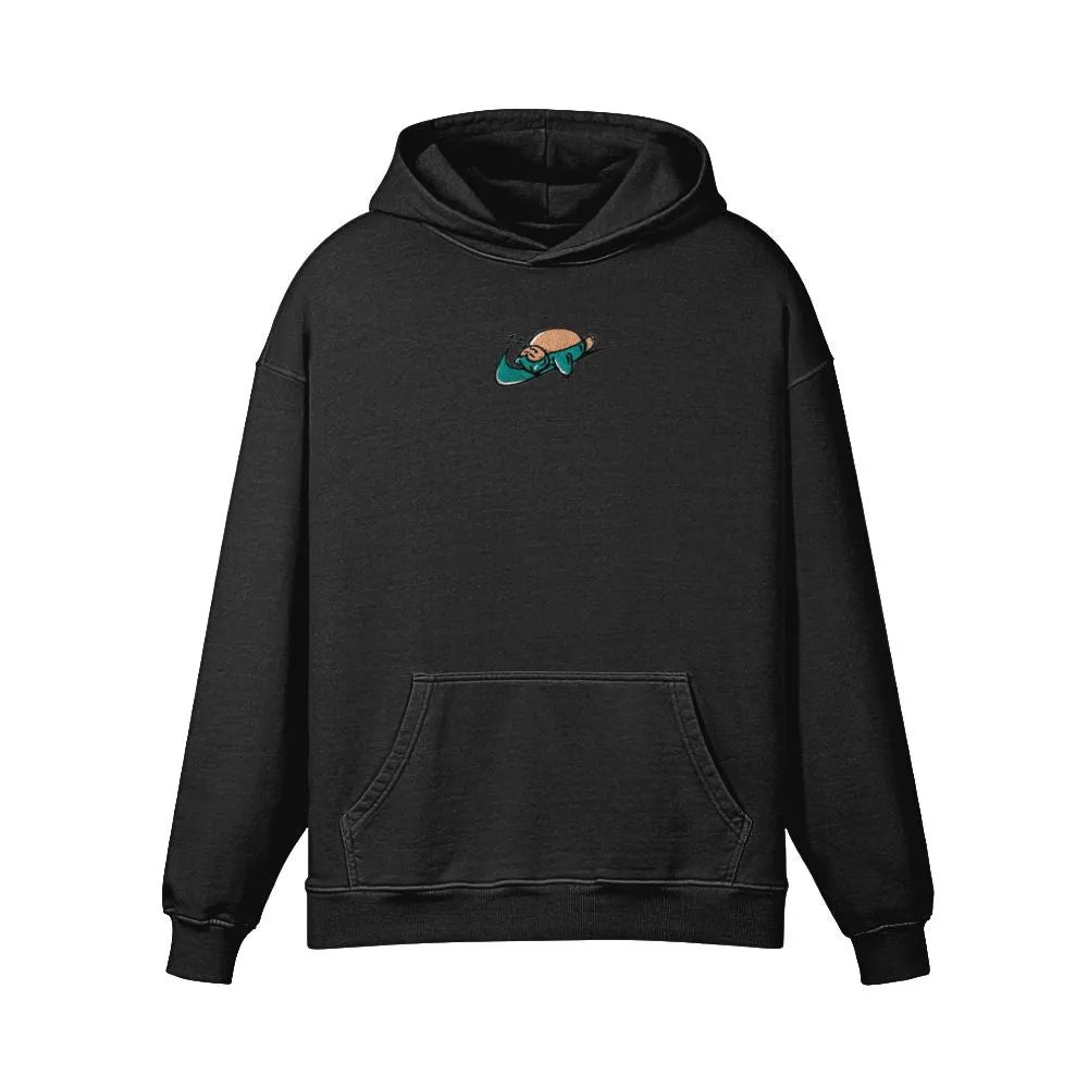 Sleeping #143 Embroidered Hoodie sold by Gilgamesh product image thumbnail 4