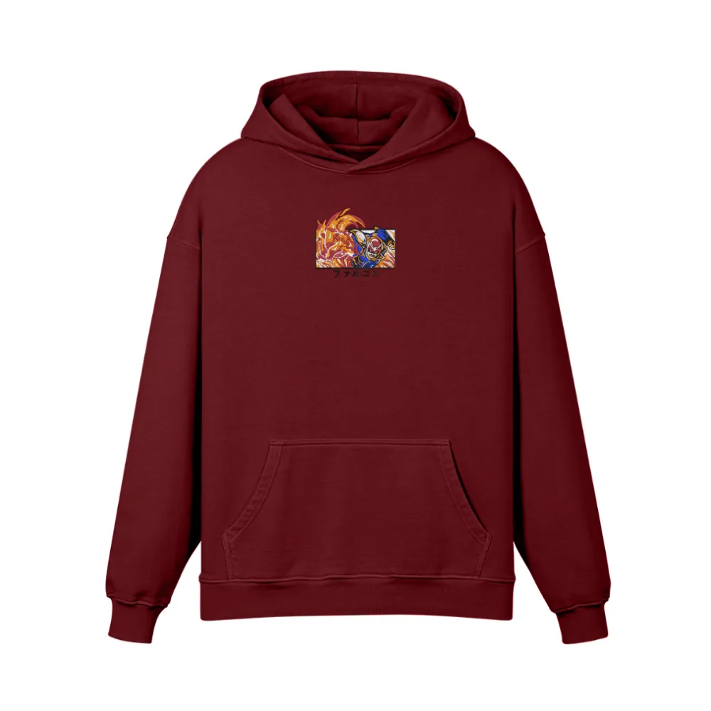 Falcon Punch Embroidered Hoodie sold by Gilgamesh