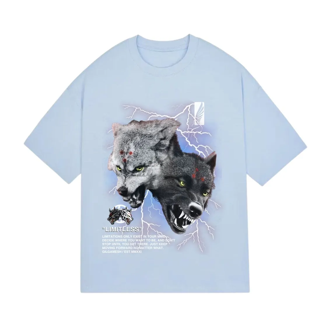Divine Dogs Boxy Oversized Tee sold by Gilgamesh