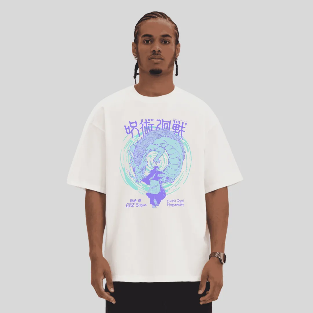Cursed Spirit Boxy Oversized Tee sold by Gilgamesh product image thumbnail 4