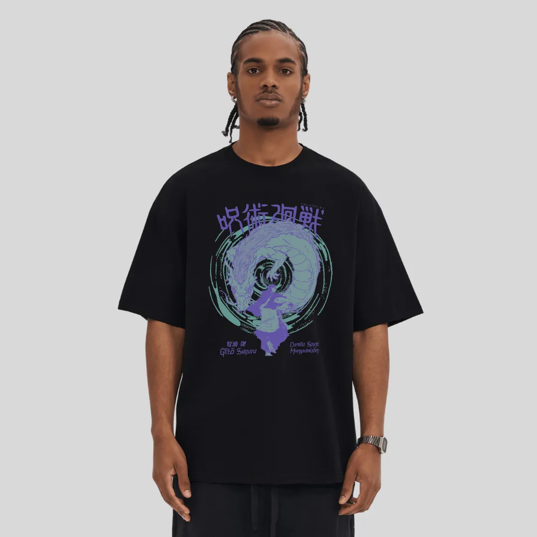 Cursed Spirit Boxy Oversized Tee sold by Gilgamesh product image thumbnail 2