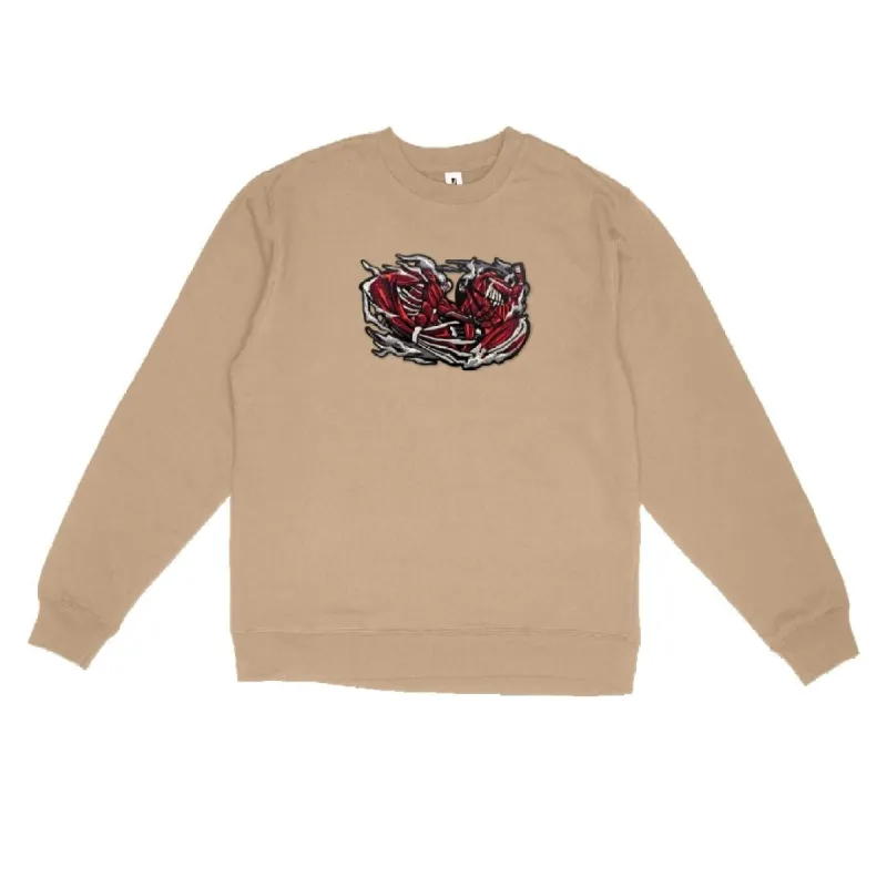 Titan Clash Patch Embroidered Sweatshirt sold by Gilgamesh