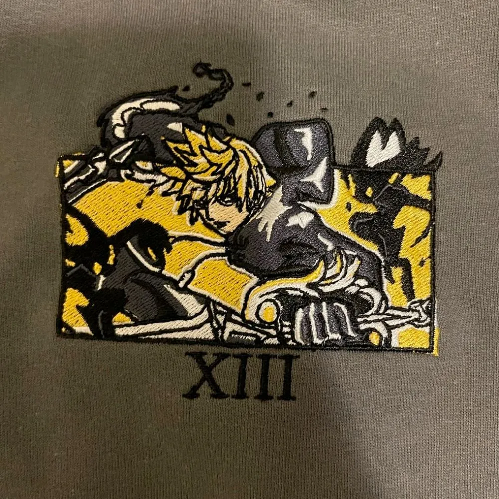 XIII Roxas Embroidered Hoodie sold by Gilgamesh product image thumbnail 3