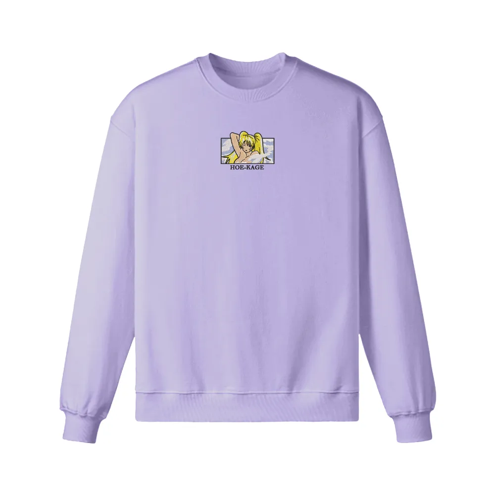 Hoe-Kage Embroidered Sweatshirt sold by Gilgamesh