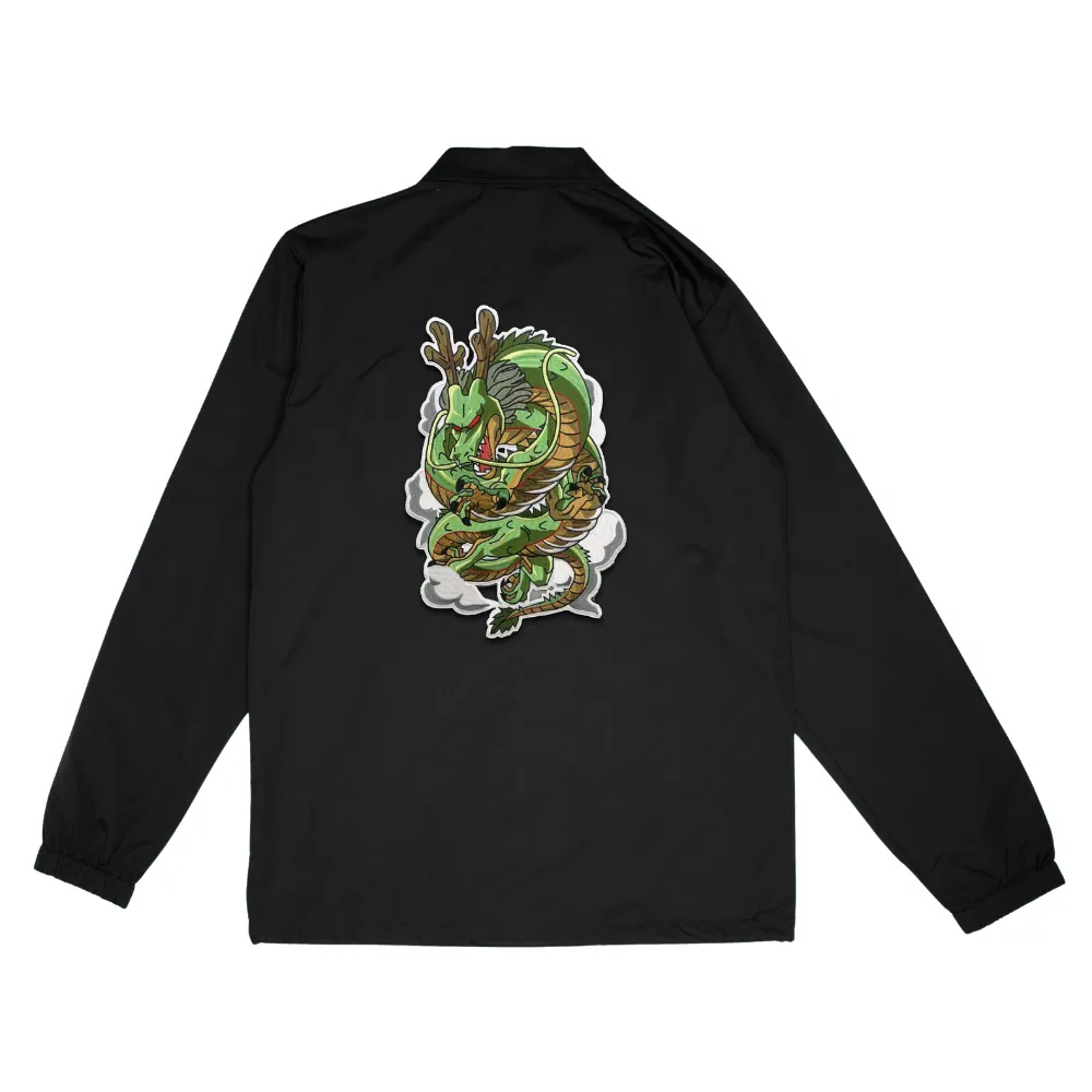 Wishing Dragon Windbreaker Coach Jacket sold by Gilgamesh
