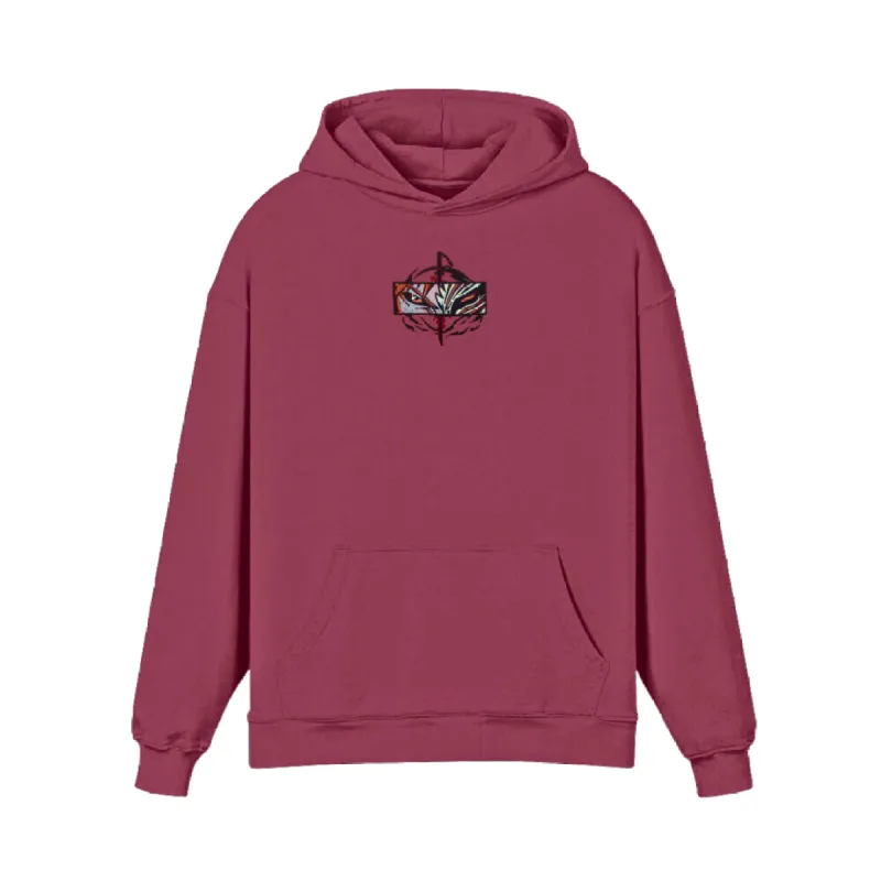 Orange Shinigami Embroidered Hoodie sold by Gilgamesh