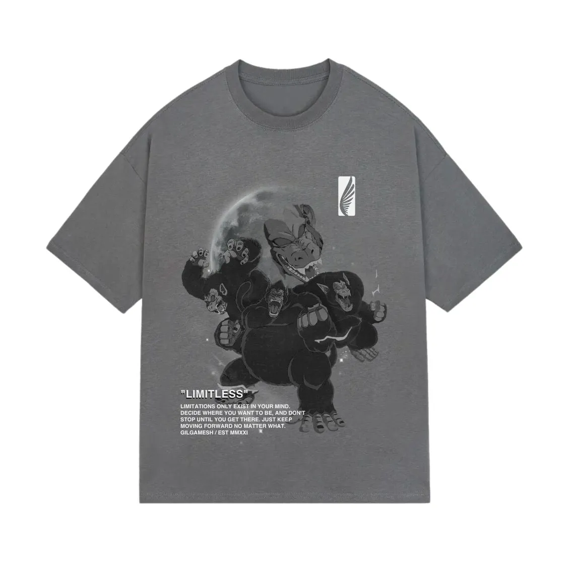 Ape Strong Boxy Oversized Tee sold by Gilgamesh