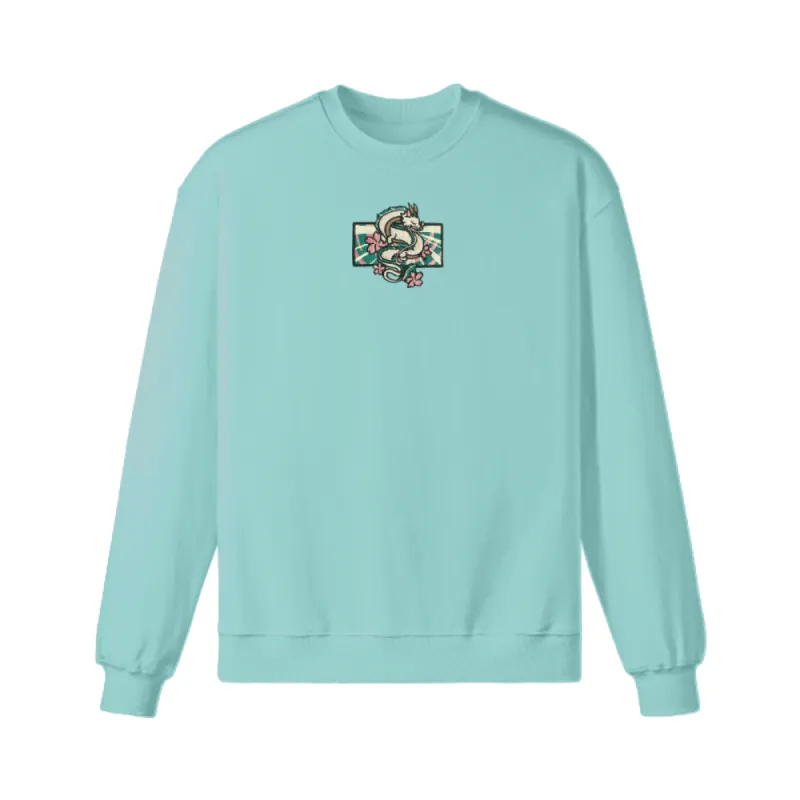 Spirit Dragon Embroidered Sweatshirt sold by Gilgamesh