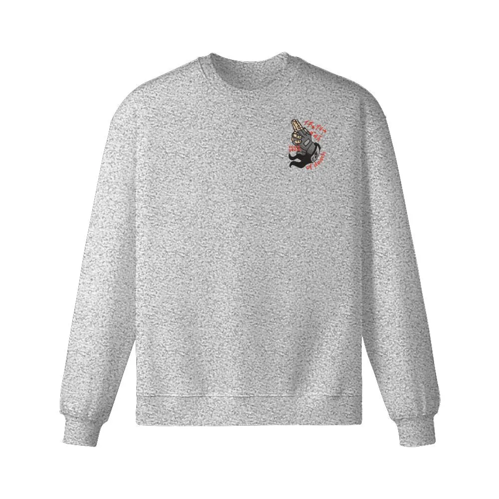 1000 Years Embroidered Sweatshirt sold by Gilgamesh product image thumbnail 4