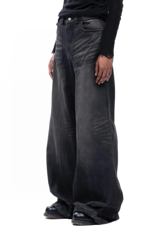 SUN FADED DUNE BAGGY DENIM sold by NO/FAITH STUDIOS