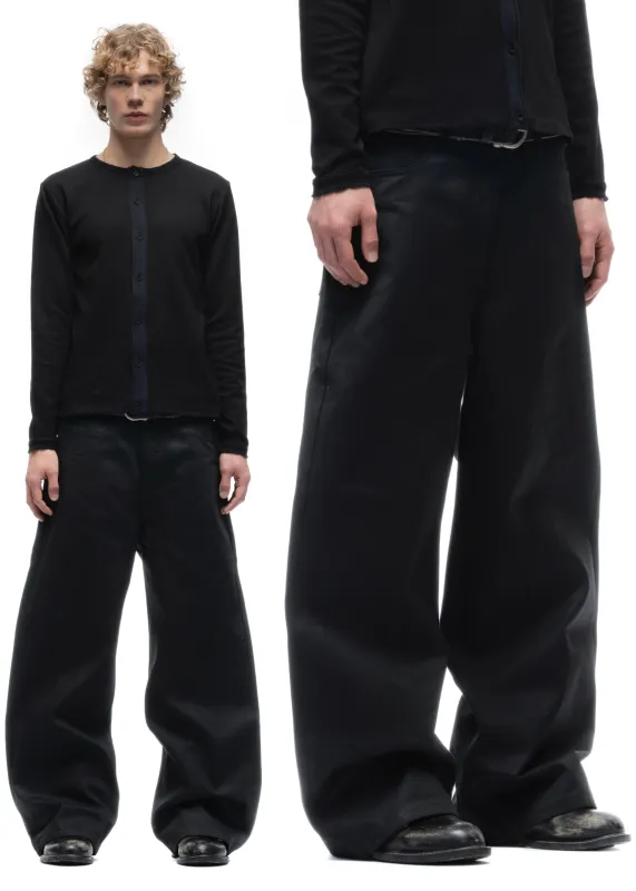 JAPANESE SELVEDGE LOOSE DENIM BLACK sold by NO/FAITH STUDIOS