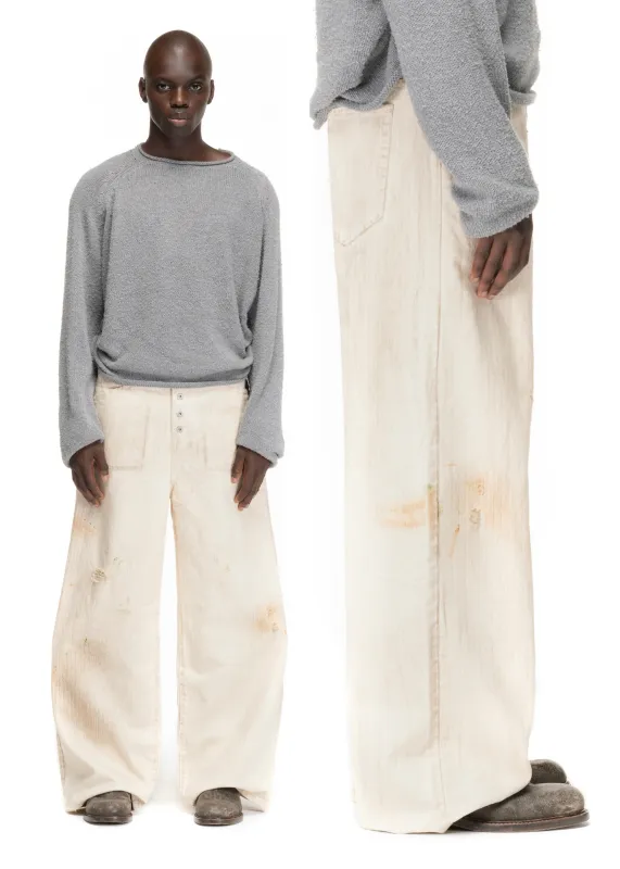 CHALK CARPENTER DENIM LOOSE FIT made by NO/FAITH STUDIOS