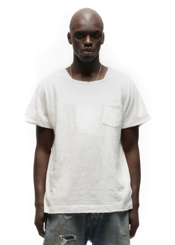 TRAPEZOID T-SHIRT WHITE made by NO/FAITH STUDIOS