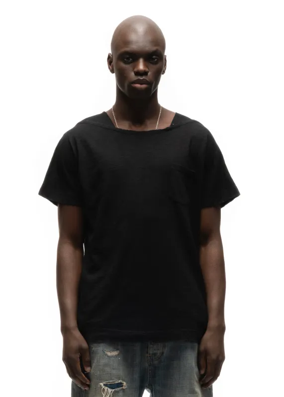 TRAPEZOID T-SHIRT BLACK sold by NO/FAITH STUDIOS