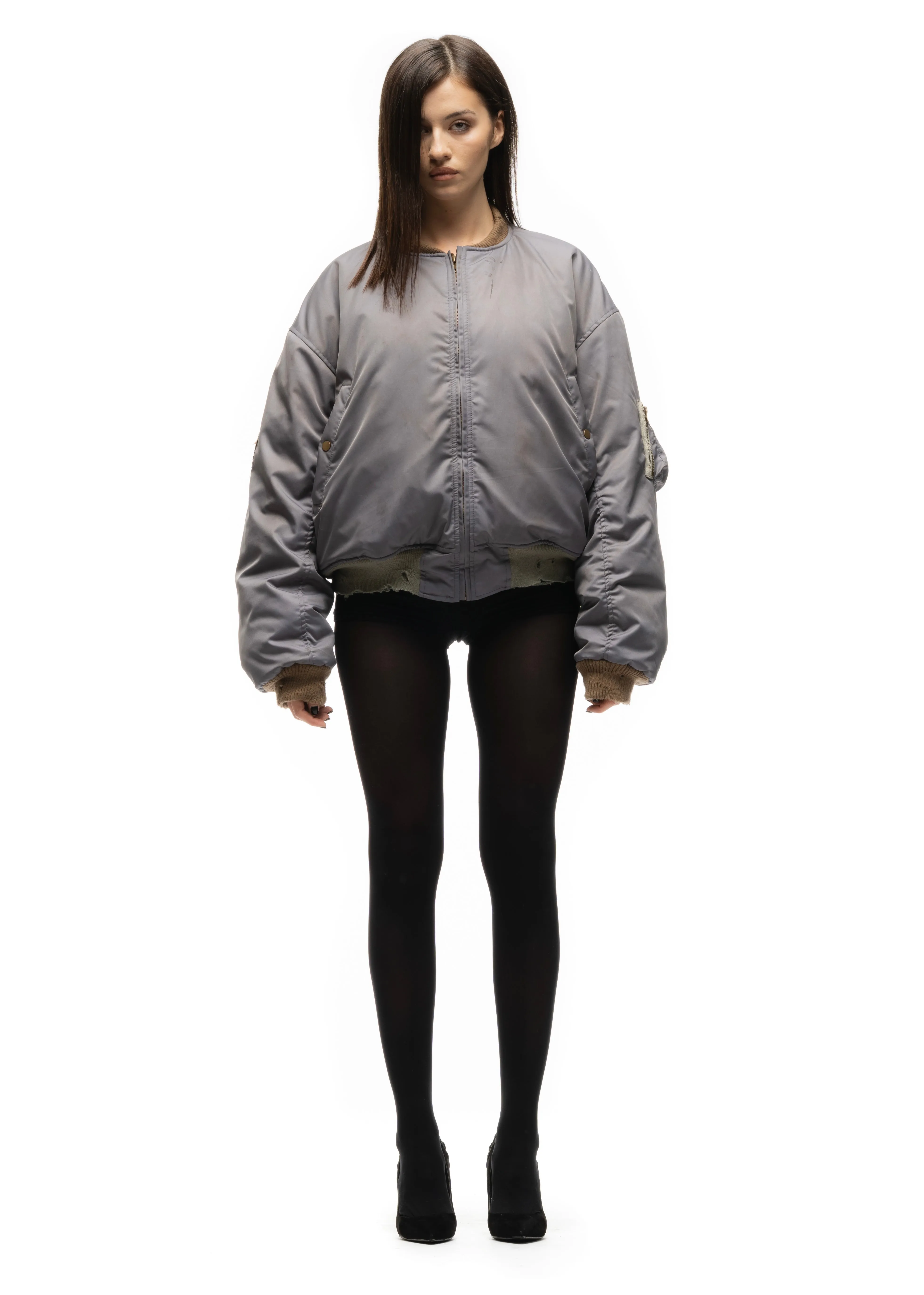 REVERSIBLE DIVING BOMBER JACKET FEMALE sold by NO/FAITH STUDIOS product image thumbnail 3