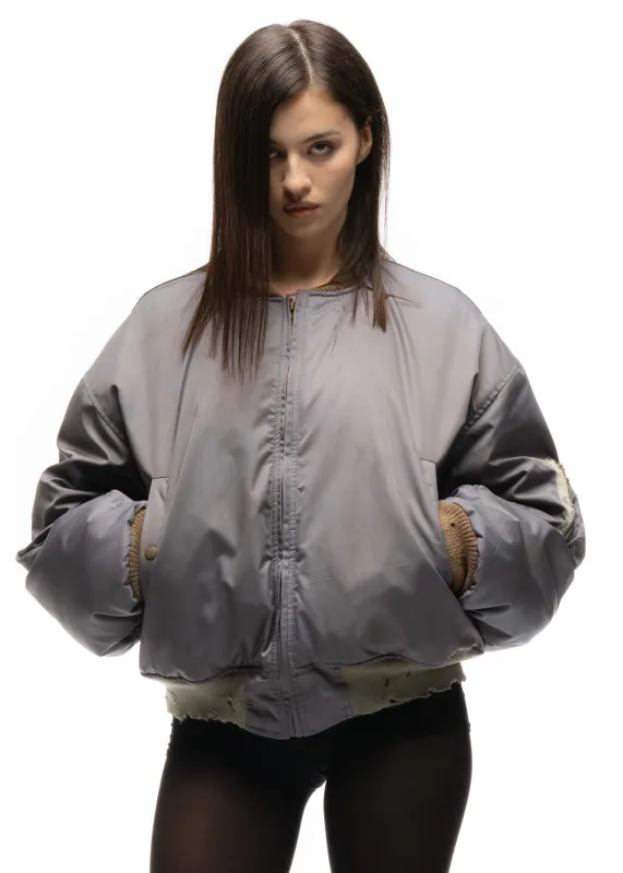 REVERSIBLE DIVING BOMBER JACKET FEMALE made by NO/FAITH STUDIOS