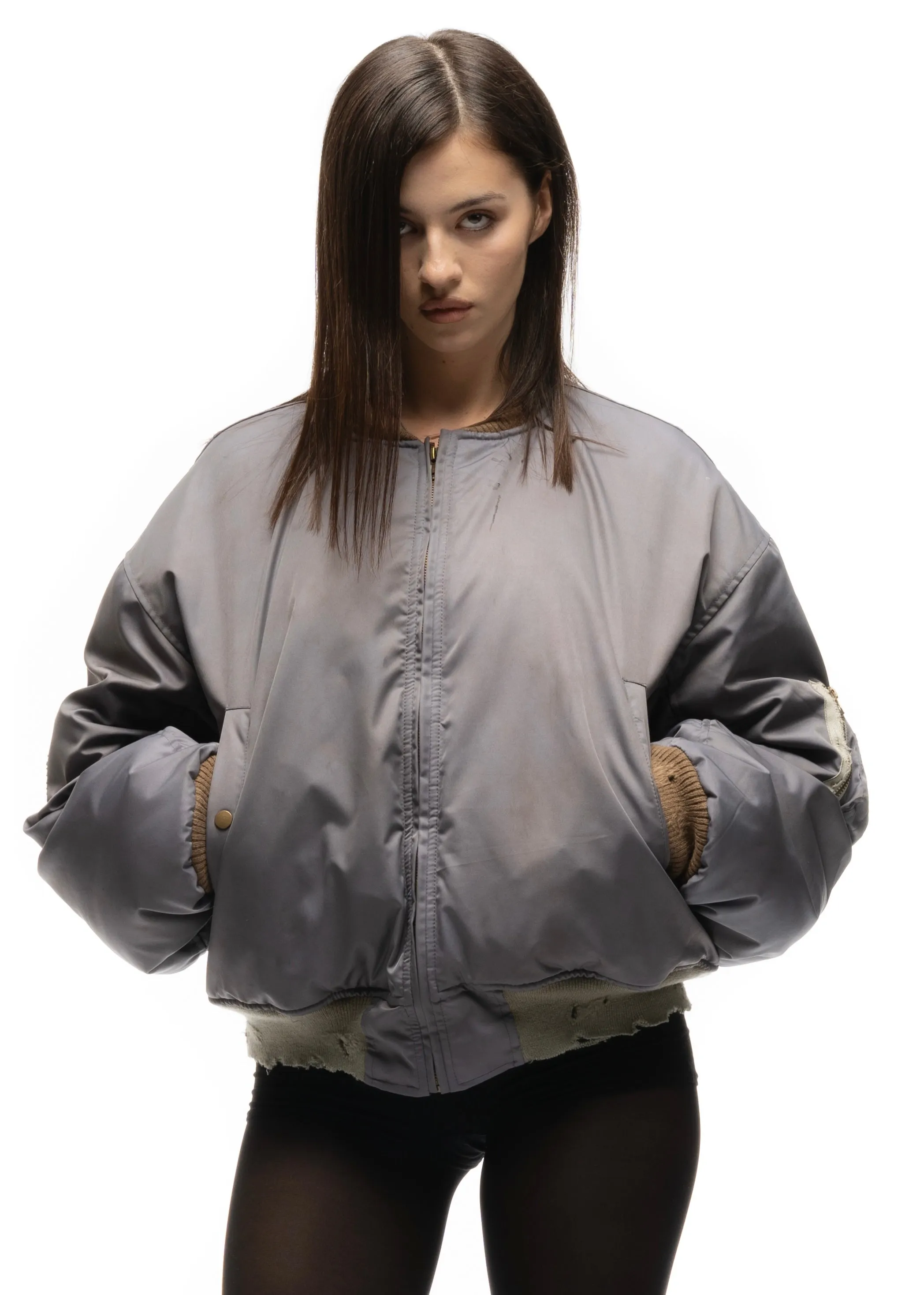 REVERSIBLE DIVING BOMBER JACKET FEMALE sold by NO/FAITH STUDIOS