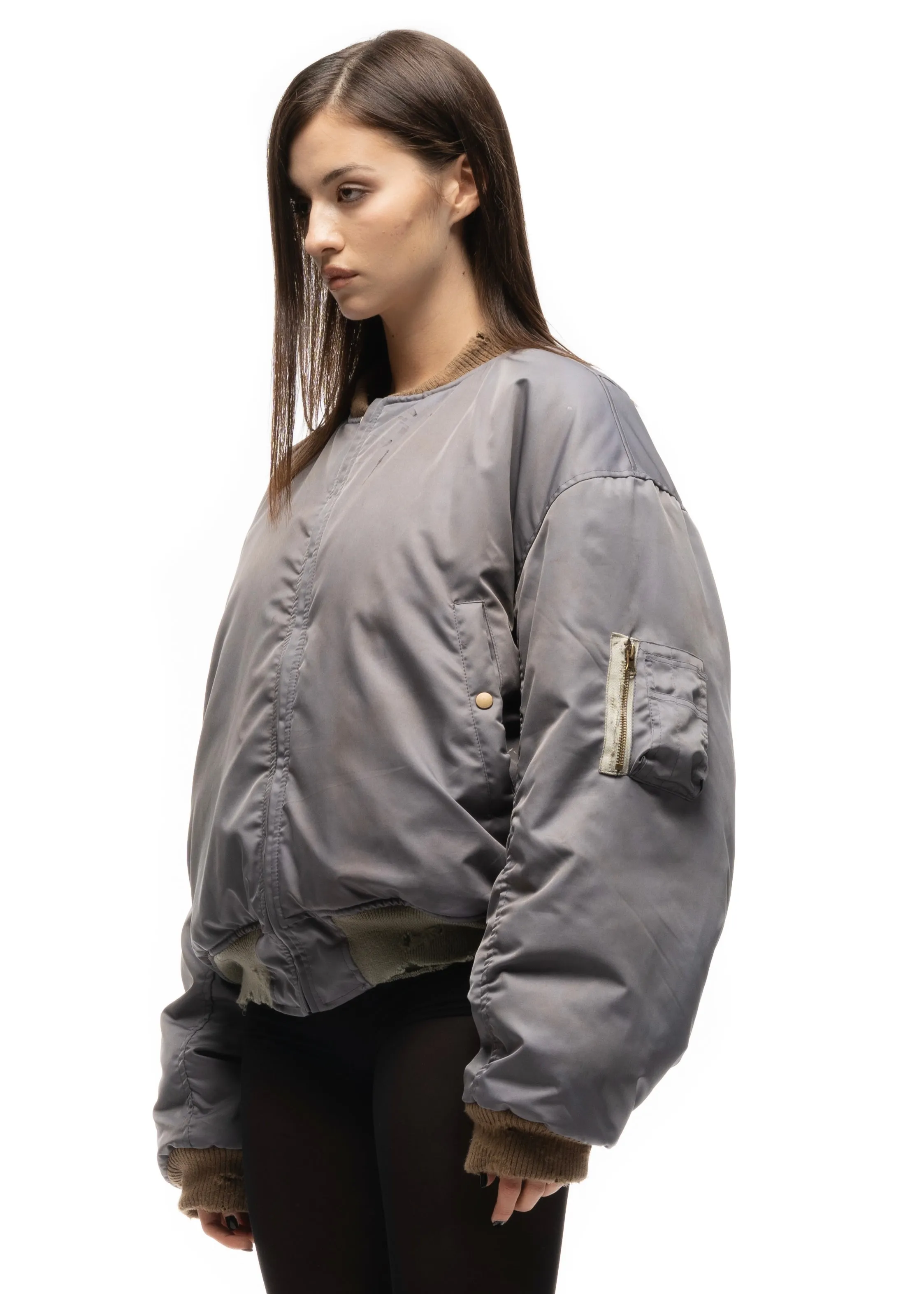 REVERSIBLE DIVING BOMBER JACKET FEMALE sold by NO/FAITH STUDIOS product image thumbnail 4