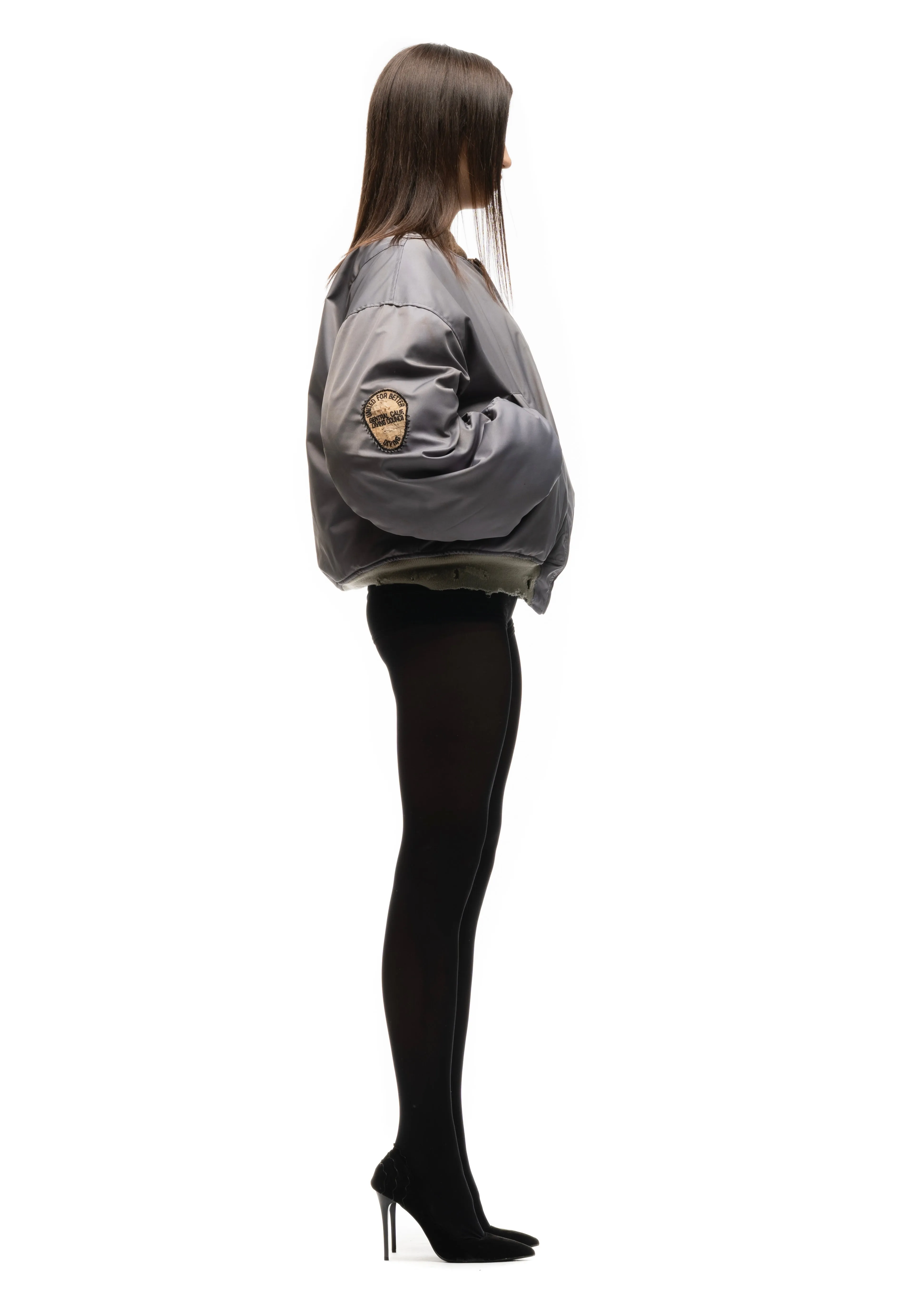 REVERSIBLE DIVING BOMBER JACKET FEMALE sold by NO/FAITH STUDIOS product image thumbnail 5