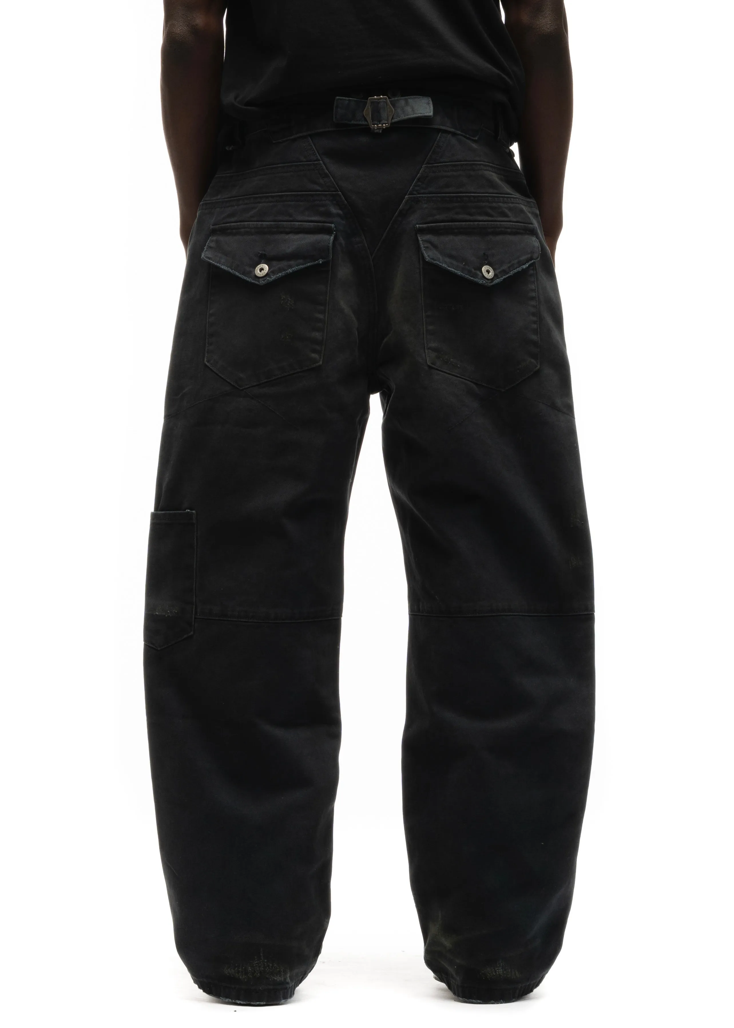 JAPANESE DOUBLE KNEE CUT BLACK sold by NO/FAITH STUDIOS product image thumbnail 5