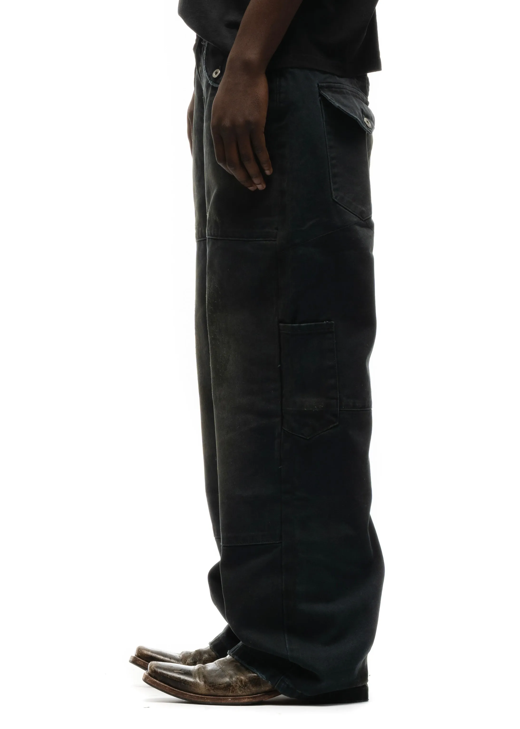 JAPANESE DOUBLE KNEE CUT BLACK sold by NO/FAITH STUDIOS product image thumbnail 3