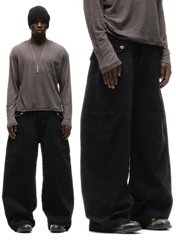 F8 REWORKED PANTS BLACK made by NO/FAITH STUDIOS