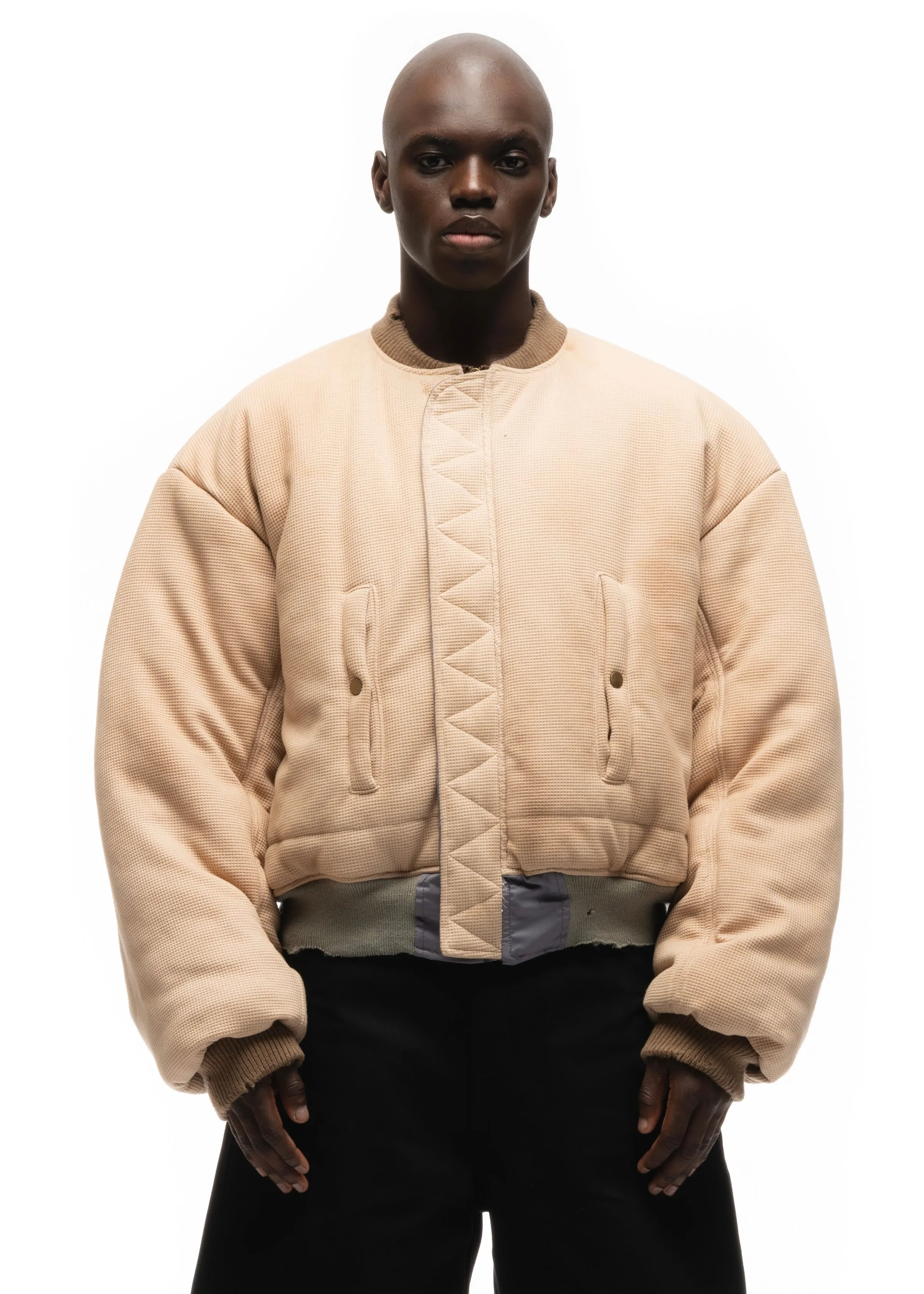 REVERSIBLE DIVING BOMBER JACKET sold by NO/FAITH STUDIOS product image thumbnail 4