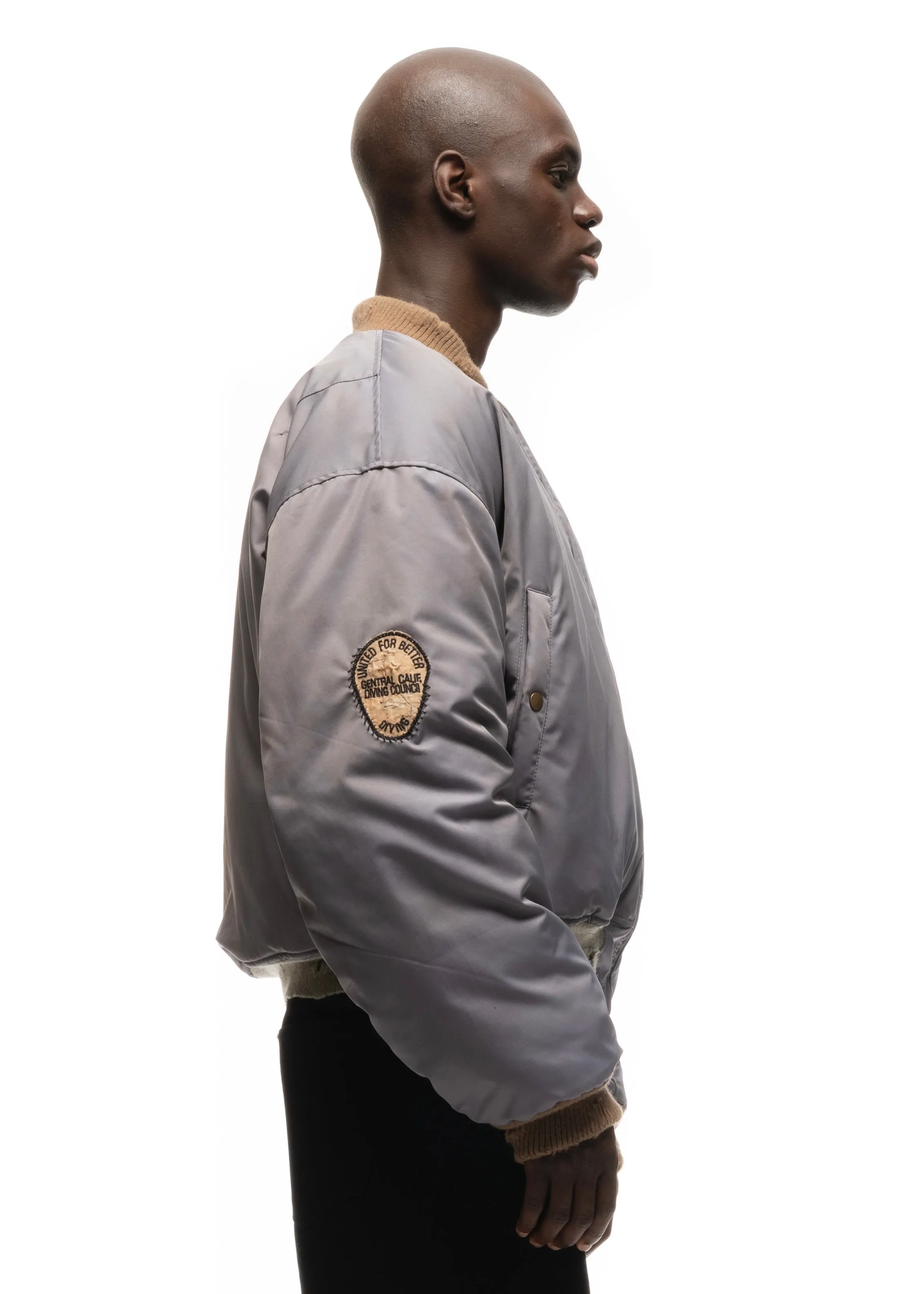 REVERSIBLE DIVING BOMBER JACKET sold by NO/FAITH STUDIOS product image thumbnail 5