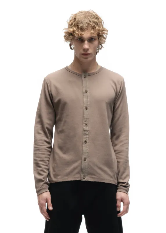 JAPANESE BUTTON-UP CARDIGAN RUST sold by NO/FAITH STUDIOS