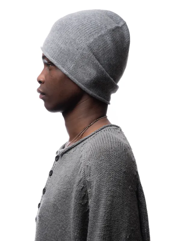 ALASKA WOOL BEANIE DARK GREY sold by NO/FAITH STUDIOS