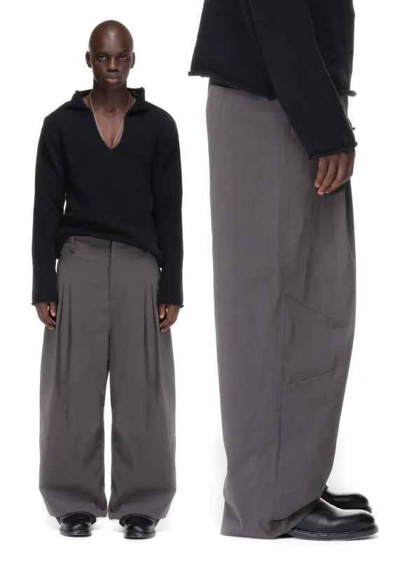 NFS PLEATED SUIT PANTS GREY made by NO/FAITH STUDIOS