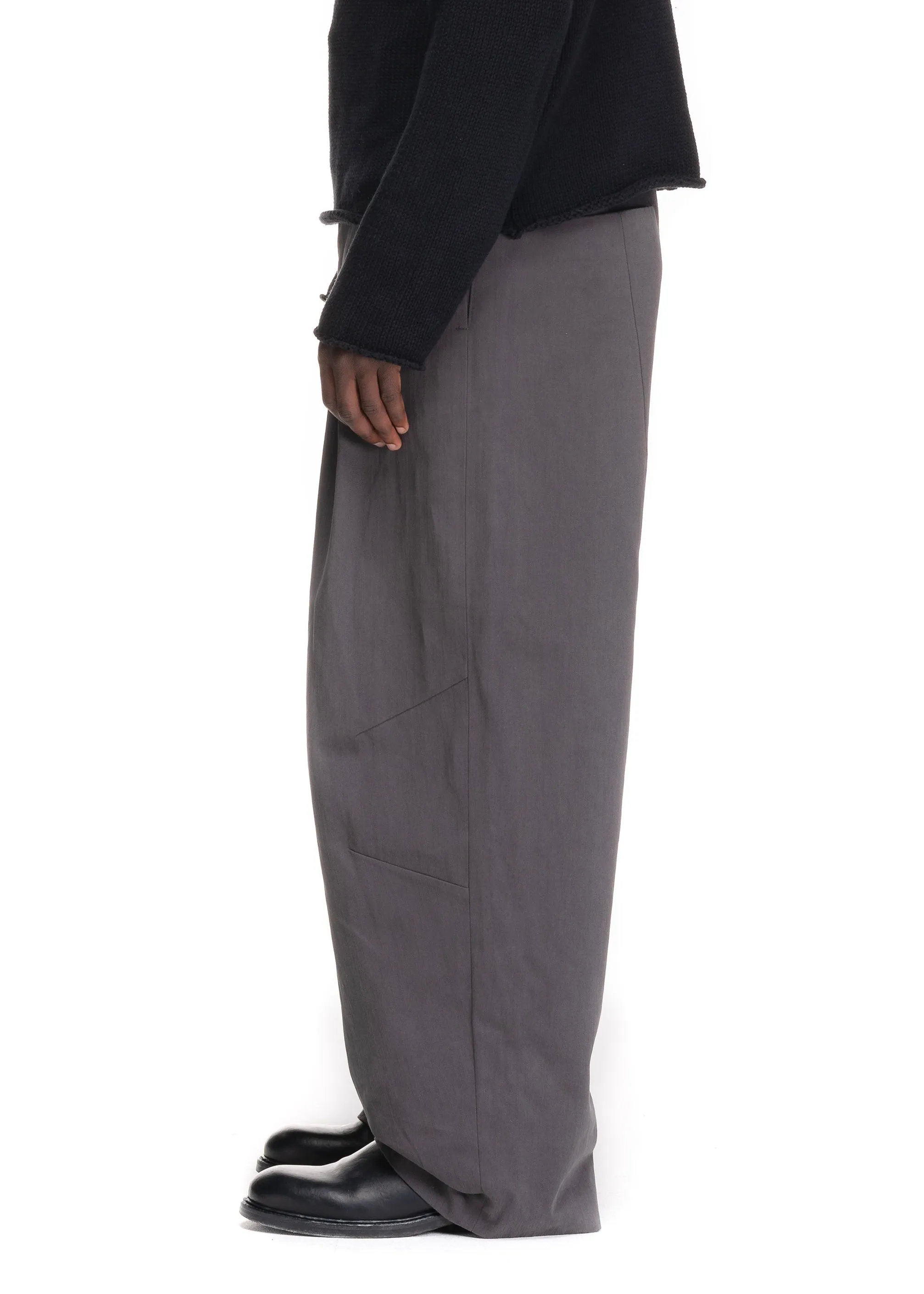 NFS PLEATED SUIT PANTS GREY sold by NO/FAITH STUDIOS product image thumbnail 3