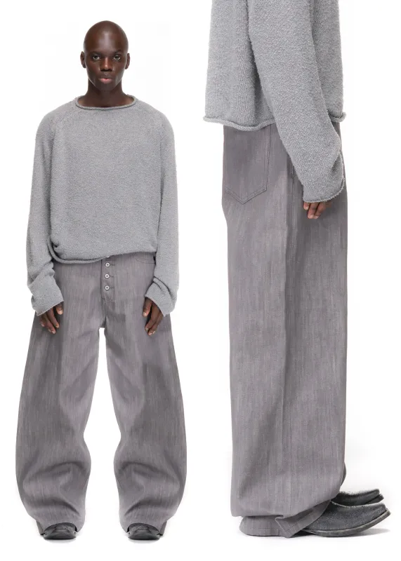 RAW DENIM JAPANESE LOOSE FIT GREY sold by NO/FAITH STUDIOS