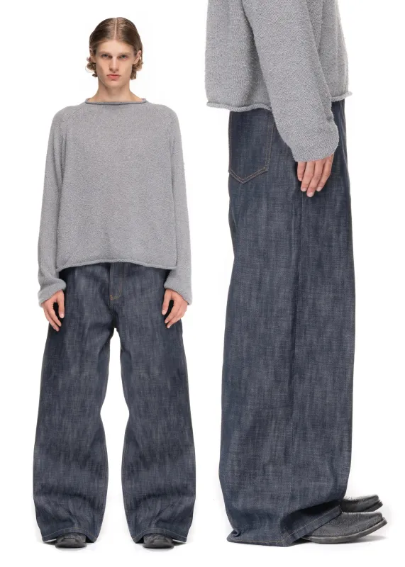 BASIC RAW DENIM JAPANESE ULTRA LOOSE FIT sold by NO/FAITH STUDIOS