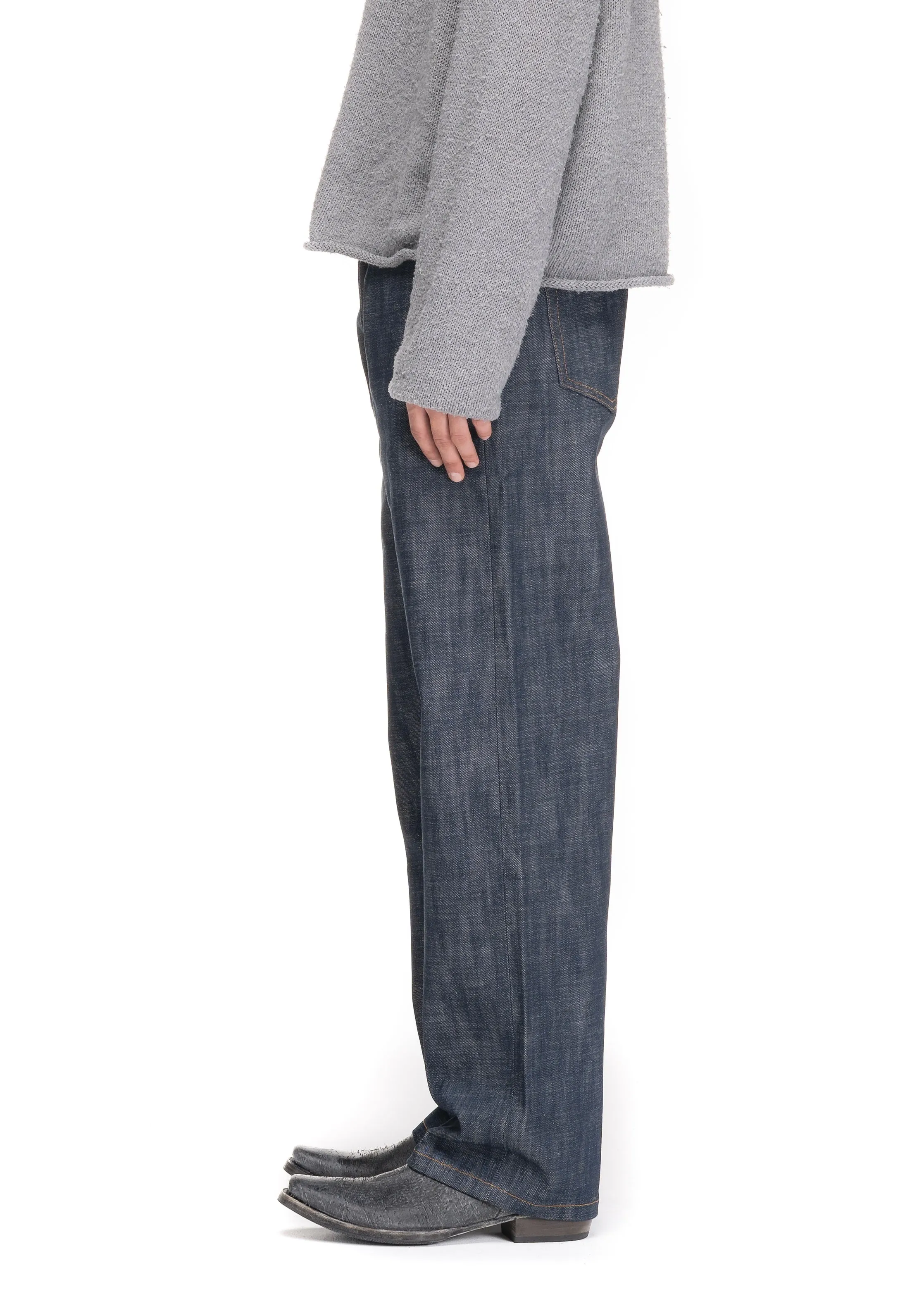 BASIC RAW DENIM JAPANESE REGULAR FIT sold by NO/FAITH STUDIOS product image thumbnail 3